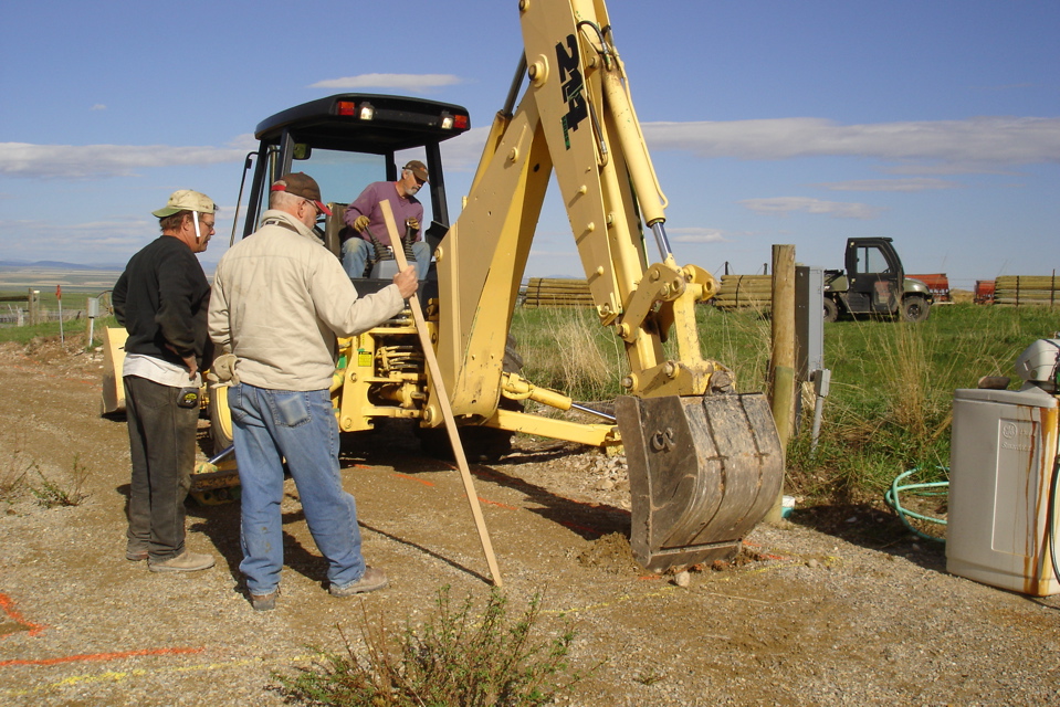 digging the footings