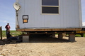 trailer on blocks